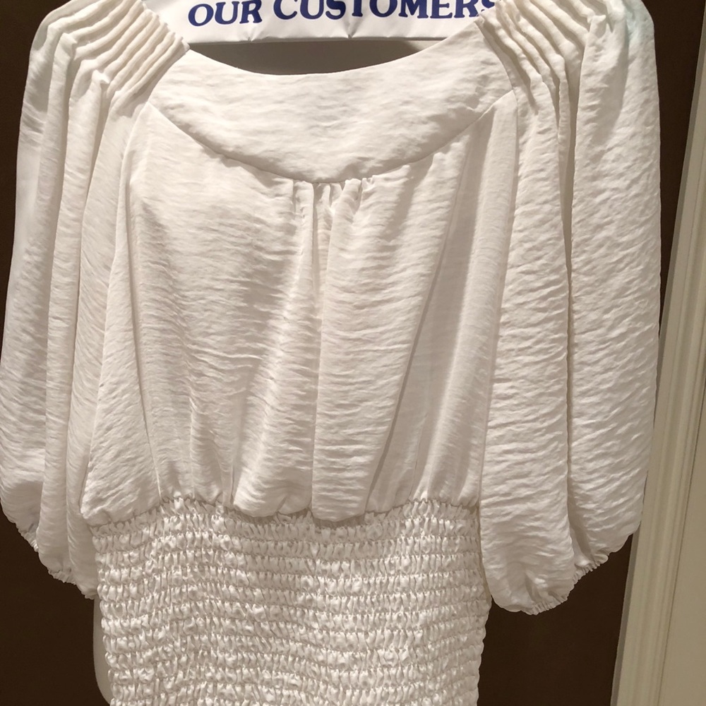 Bebe White Dress shirt - Picture 4 of 4